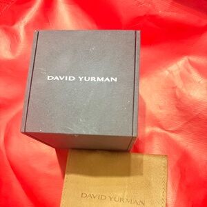 David Yurman Black Box with Tan Pouch